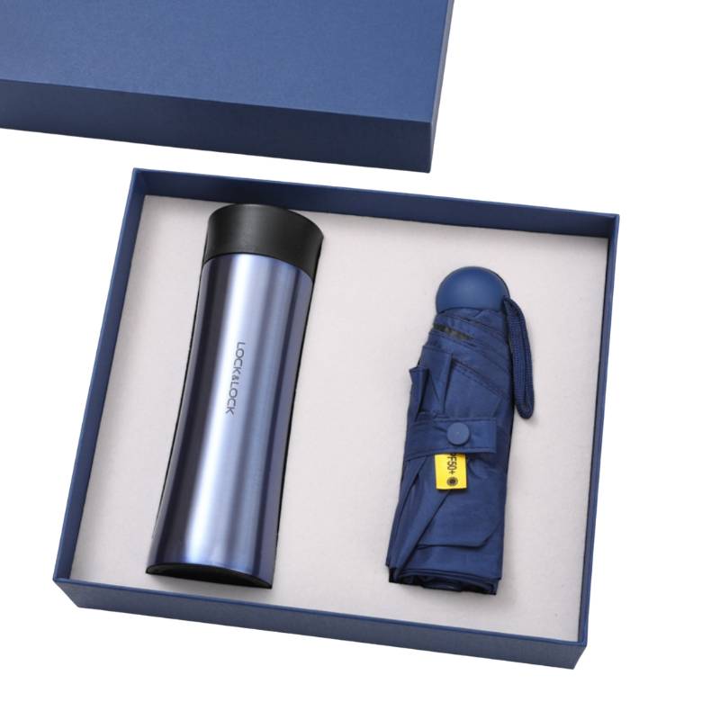 Thermos Umbrella Gift Box Thermos umbrella gift box with paper bag