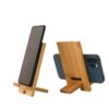 Bamboo Phone Holder with Phone Bamboo Phone Holder with Smartphone