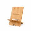 Laser Engraved Bamboo Phone Holder Bamboo Phone Holder Laser Engraved Logo