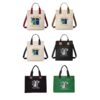 Logo Printing on Canvas Bag Custom Logo Printed Canvas Shoulder Bag