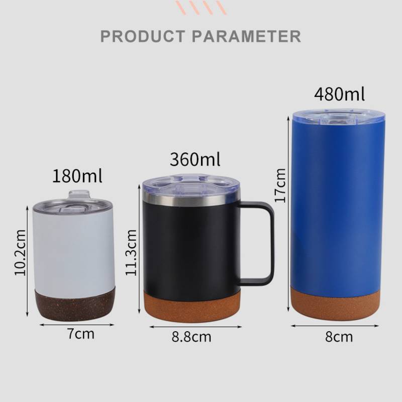 Mug with Cork Base Size Guide
