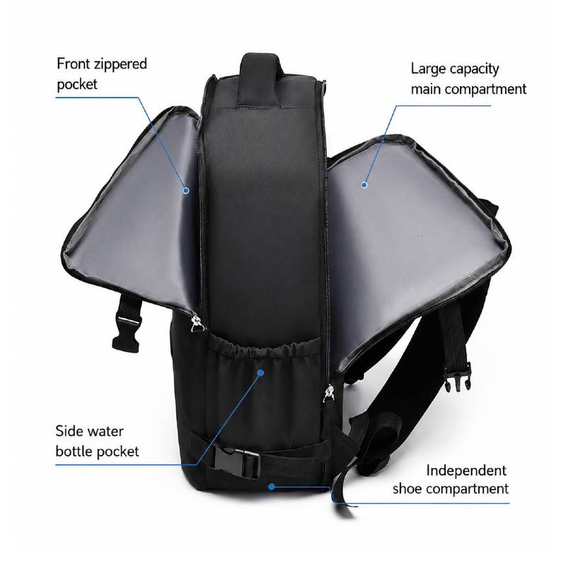Multifunction Light Backpack Compartments