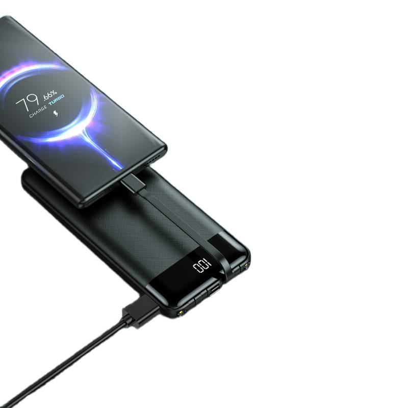 Powerbank with USB charging cables