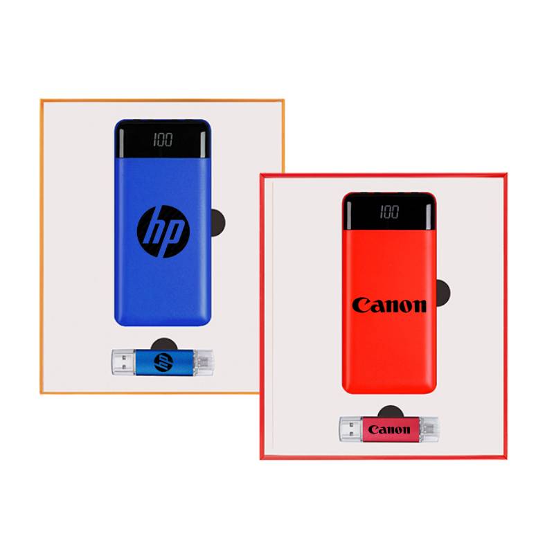 Powerbank and USB gift set