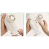 Hand fan attached to sports bottle