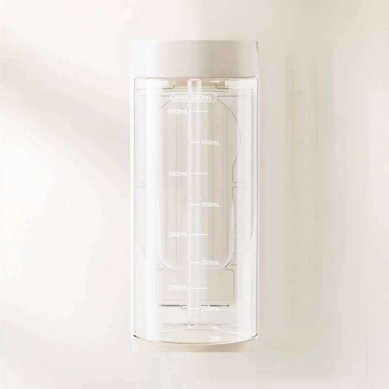 Sports bottle with rechargeable hand fan