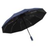 Umbrella with flashlight in dark environment