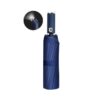Umbrella with flashlight for outdoor use